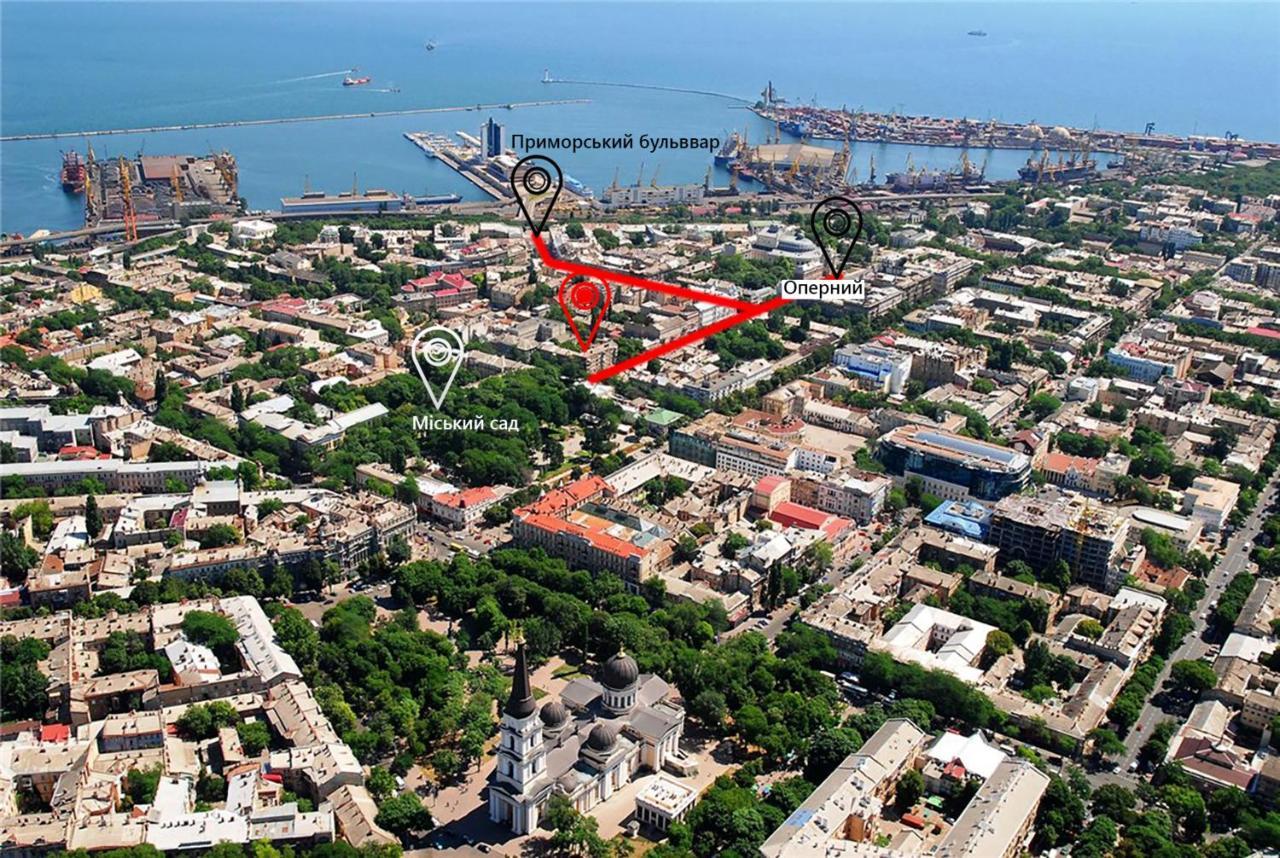 City Garden Apartments Є Інтернет Без Світла Odessa Extérieur photo